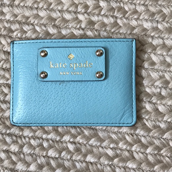 kate spade Accessories - Turquoise Kate spade ID / card holder